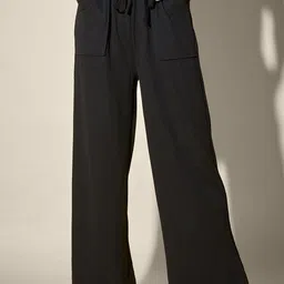 CORSICA Women Relaxed High-Rise Parallel Trousers-image-4