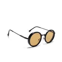 Voyage Unisex Brown Lens & Black Round Sunglasses with UV Protected Lens 5245MG7116-image-92
