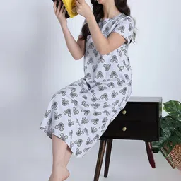 Zivame Printed Nightdress image 2