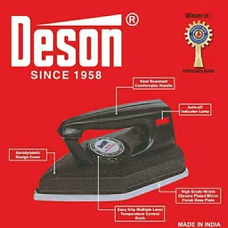 deson IA9J-9 Heavy Weight Industrial Automatic Dry Iron Press Box with Cast Iron Base 1000 W Dry Iron image 5