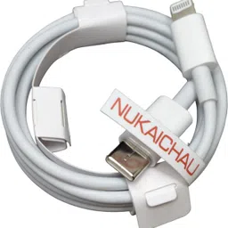 NUKAICHAU Lightning Cable 2 A 0.93 m Copper Braiding Type-C to Lightning Cable for iPods, iPhones, Airpods & iPads-picture-37