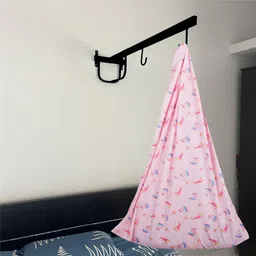 minikidz New Born Baby Wall Cradle Iron Hanger, Wall Hanger for Baby(Screws not included) image 2