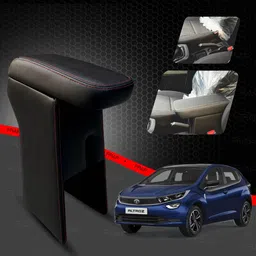 frap Premium Armrest For Tata Altroz with Moulded Foam(Nappa,Double Red Stitching) Car Armrest-picture-12