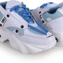 theshoegallery Womens & Girls Lace Up Sneaker Shoes For Casual Outing|| Soft Cushion Insole Sneakers For Women image 3