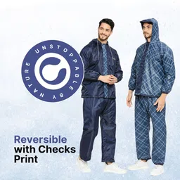 citizen Checkered Men Rain Suit image 5