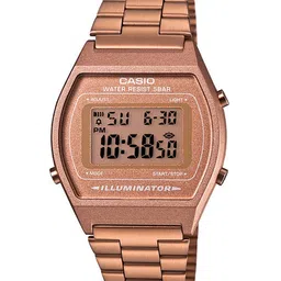 CASIO Vintage Women Rose Gold Digital Watch D128 B640WC-5ADF-picture-17