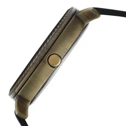 Fastrack Women Silver-Toned Dial & Black Leather Straps Wonder Woman Watch 6243QL01 image 2