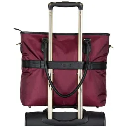 kenneth cole accessories Kenneth Cole Wine Reaction Chelsea Quilted Chevron 15 inch Laptop Bag with Removable Strap (M) image 5