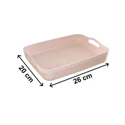 Kuber Industries Green Textured Unbreakable Storage Basket image 2