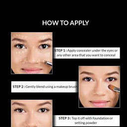 Stars Cosmetics Face Makeup Cream Concealer For Dark Circles & Blemishes 5g - Orange image 2