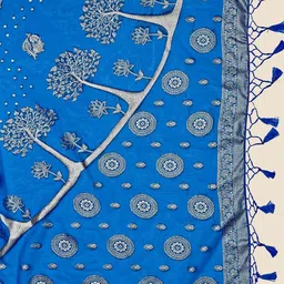 MIMOSA Woven Design Zari Art Silk Banarasi Saree image 3