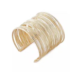 Jewels Galaxy Women Gold-Plated Bangle-Style Bracelet image 5
