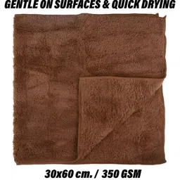 Kuber Industries Pack of 5 Brown 350 GSM Face Towels image 5