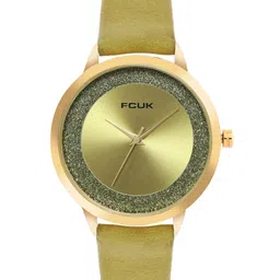 FCUK Women Embellished Dial & Leather Straps Analogue Watch FK00025C image 3