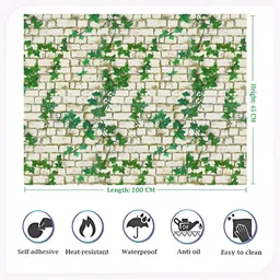 Jaamso Royals White & Green Printed Waterproof Decals andStickers image 2