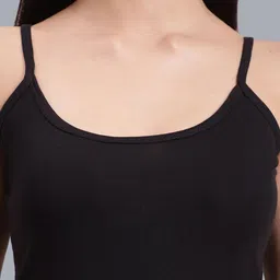 FBAR Pack Of 2 Sleeveless Non Padded Pure Cotton Bio Wash Camisoles image 4