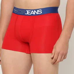 UnderJeans by Spykar Men Pack Of 3 Printed Trunks UJNPTP050REDBLACKRED image 4
