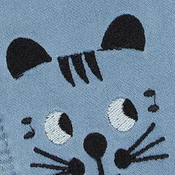 F2M Boys Embroidered High-Rise Light Fade Mildly Distressed Slim Fit Cotton Jeans image 3