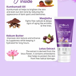 Globus naturals Set Of 2 Ayurvedic Kumkumadi Skin Lightening Face Cream - 100 gm Each image 3
