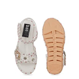 BAESD Girls Embellished Open Toe Flats image 2