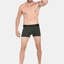Pepe Jeans Men Green Solid Cotton Trunk OPT01-KOMBU GREEN-XL image 4