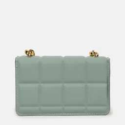 HAUTE SAUCE by  Campus Sutra Women Textured PU Structured Sling Bag image 4