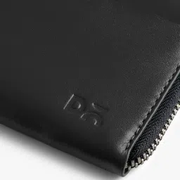 DailyObjects Black Even L-Zip Wallet (M) image 5