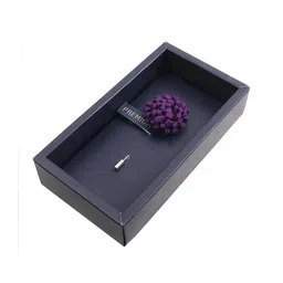 PELUCHE Unisex Purple & Silver-Toned A Glorious Crescendo Lapel Pin image 5
