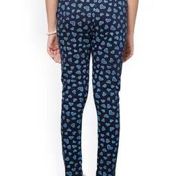 BAESD Girls Pack Of 2 Printed Super Soft Cotton Lycra Ankle Length Leggings image 4