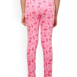 BAESD Girls Pack Of 2 Printed Ankle Length Leggings image 5