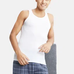 Jockey Men TENCEL Micro Modal Cotton Rib Sleeveless Extended Length-IC13 image 2