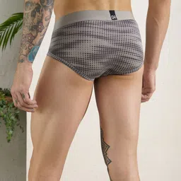 DaMENSCH Men DEO-SOFT Anti Bacterial Modal Printed Briefs DAM-PRIN-B-DS-DG-PACK-2-MIX image 4