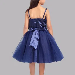 Pink Chick Girls Ruffled Tulle Net Fit & Flare Midi Dress image 2