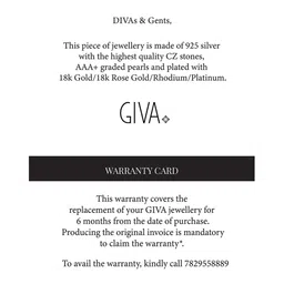 GIVA 925 Silver Golden Floral Serenade Necklace image 5