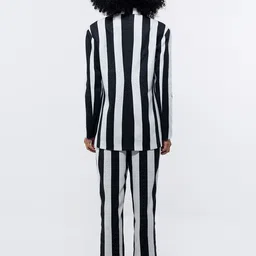 SOTBELLA Striped Shawl Neck Blazer & Trousers image 5