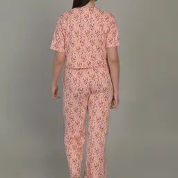 MAYSIXTY Printed Top With Palazzos Co-Ords image 5