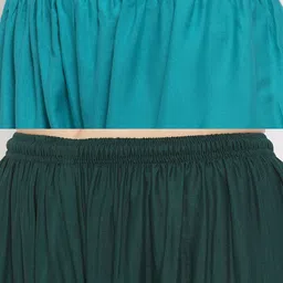 Clora Creation Women Set Of 2 Blue & Green Palazzos image 5