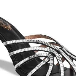 Shoetopia Girls Embellished Party Kitten Peep Toes image 5