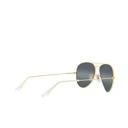 Ray-Ban Lens & Gold-Toned Aviator Sunglasses with Polarised Lens 8056597662338 image 5