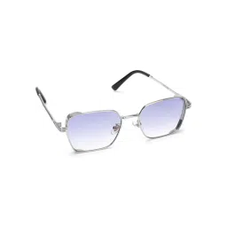 HASHTAG EYEWEAR Blue Rectangle Full Rim Casual Unisex Sunglass - Try (14) KS 8072 C3 (42) image 5