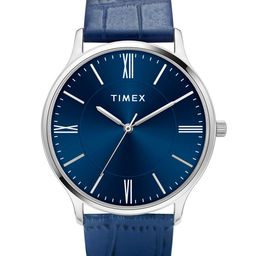Timex Men Textured Dial & Leather Straps Analogue Watch TWTG105SMU08-picture-43