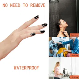 FEELHIGH Set of 24 Long Lasting Quick Fix Artificial Nail Set image 4