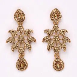 Sukkhi Gold-Plated AD Stone Studded & Beaded Jewellery Set image 2