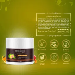 COROnation Herbal Set of 2 Vitamin C Face Masks for Bright & Firm Skin - 100 g each image 5