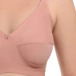 elina Full Coverage Non Padded Anti Bacterial Cotton Minimizer Bra image 3