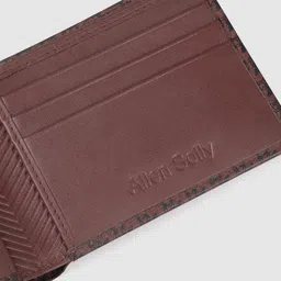 Allen Solly Men Printed Leather Two Fold Wallet image 3