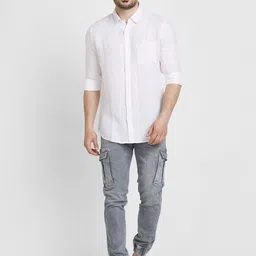 SPYKAR Men Relaxed Fit High-Rise Light Fade Clean Look Stretchable Jeans image 4