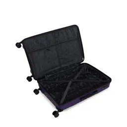 Nasher Miles Purple Solid Hard-Sided Large Trolley Suitcase image 2