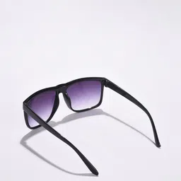 HAUTE SAUCE by Campus Sutra Unisex Purple Lens & Black Wayfarer Sunglasses with UV Protected Lens image 4
