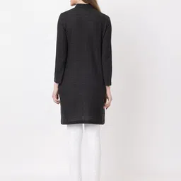 KEIKO Woven Design Boat Neck Kurti image 5